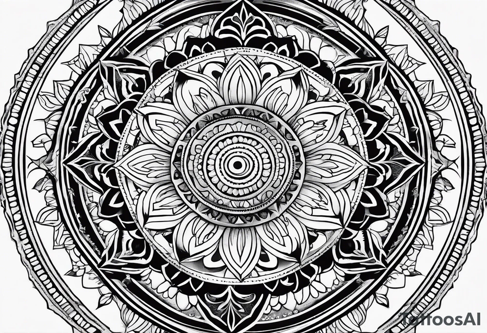 Mandala tattoo idea