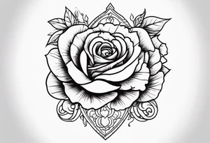 Leuchtturm Stacheldraht Rosen Herz tattoo idea