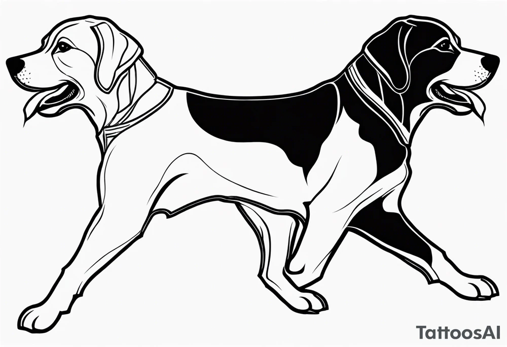 DOG tattoo idea