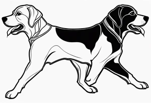 DOG tattoo idea
