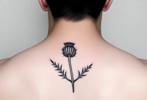 Scottish thistle tattoo idea