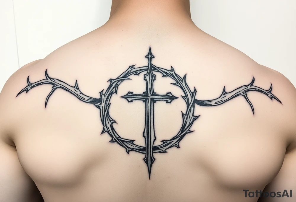 Crown of thorn Spiral wrap
 include God First + cross in the wrap tattoo idea