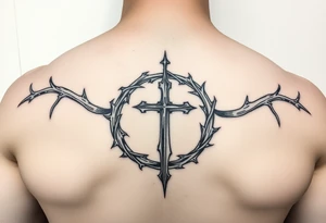 Crown of thorn Spiral wrap
 include God First + cross in the wrap tattoo idea