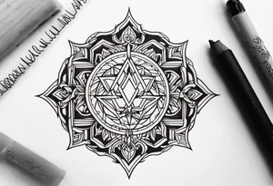 Integrity, strength symbolism tattoo idea