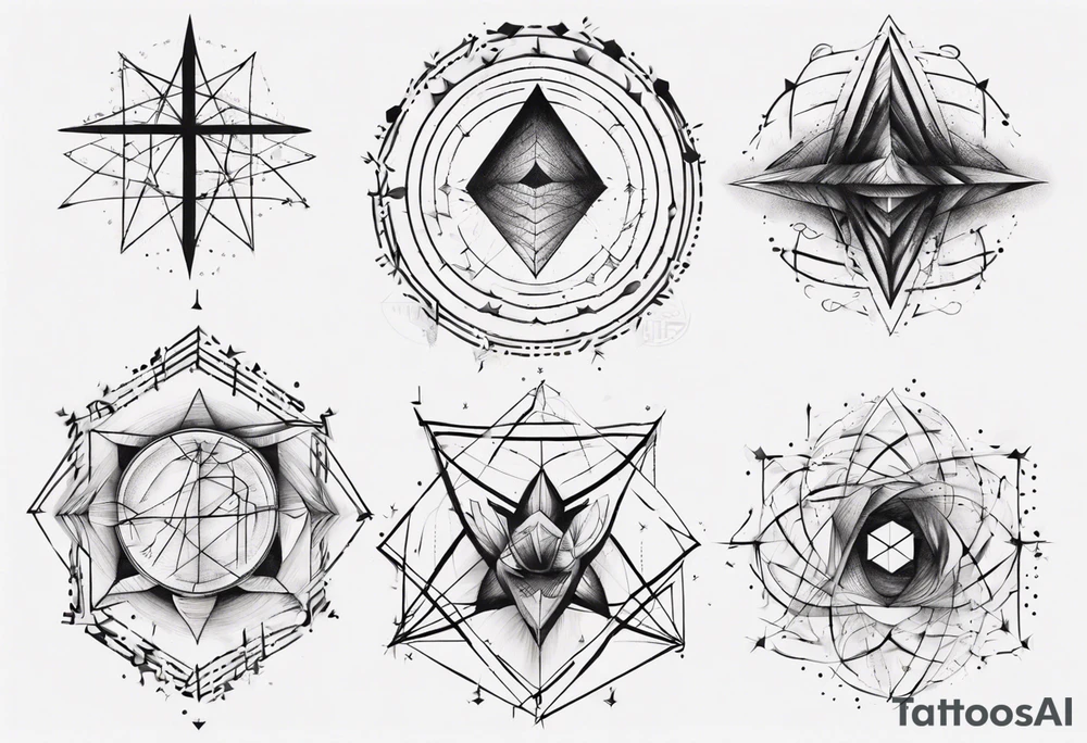 Friendship graph mathematically correct tattoo idea