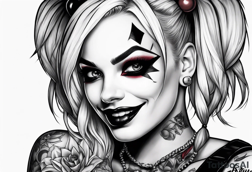 Harley Quinn tattoo idea