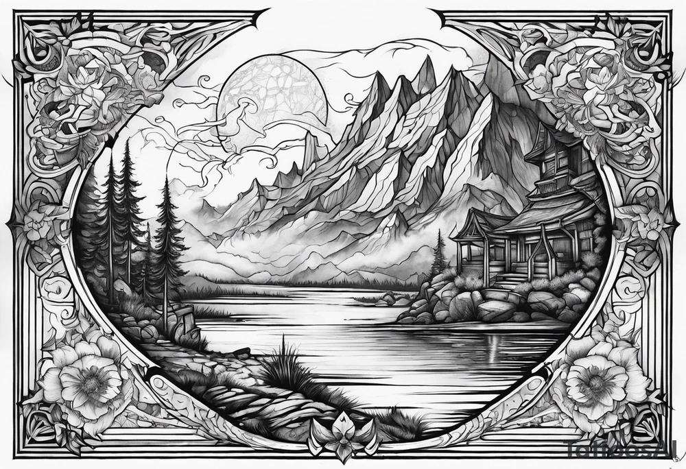 elder scrolls tattoo idea