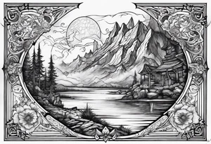 elder scrolls tattoo idea