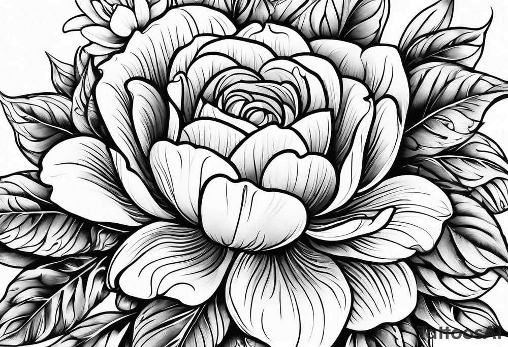 Flowers tattoo idea