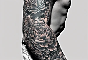 extreme pain in elbow human tissue on arm tattoo idea