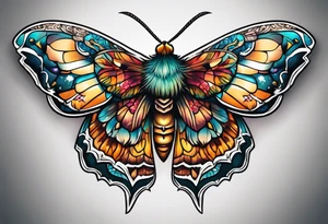 Moth in Colorado tattoo idea