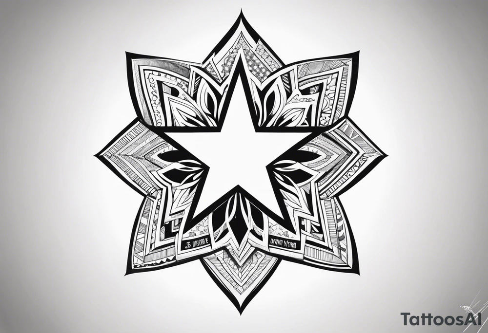 star tattoo idea