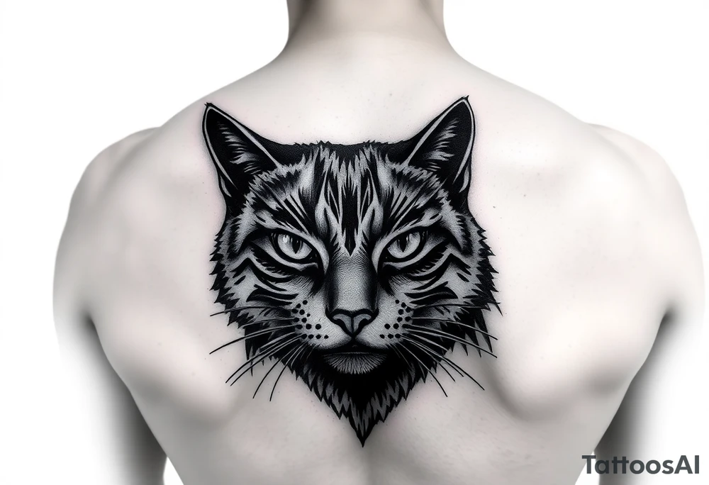 Black Cat tattoo idea