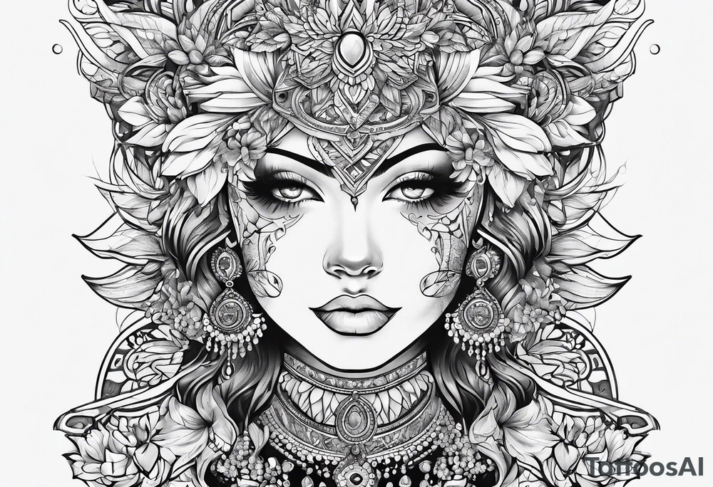 птица феникс tattoo idea