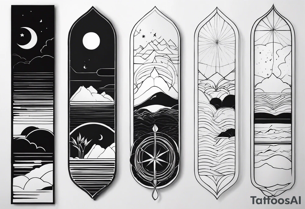 Templanza, tranquilidad y ternura tattoo idea