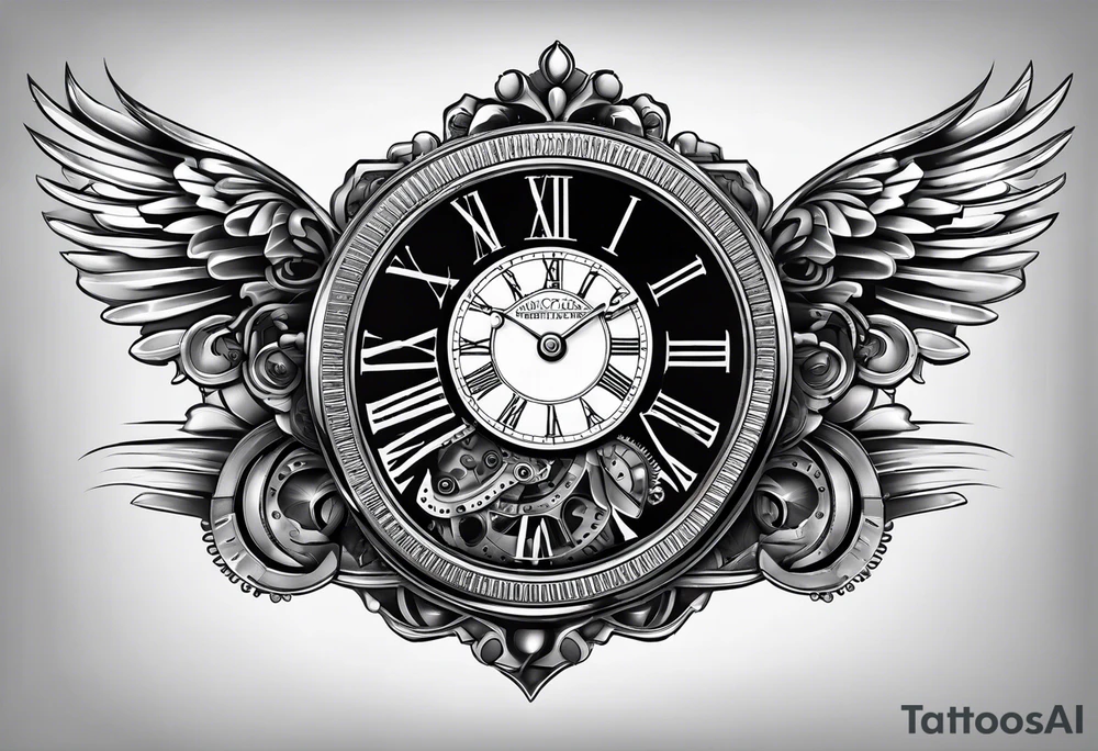 A mechanical watch branded Lincoln tattoo idea