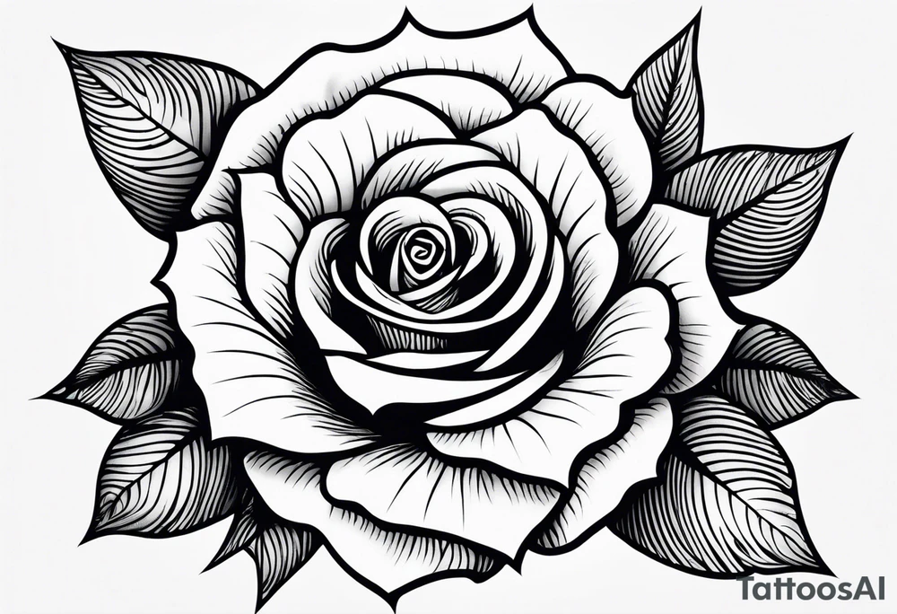 Mc Escher rose tattoo idea
