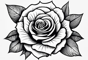 Mc Escher rose tattoo idea
