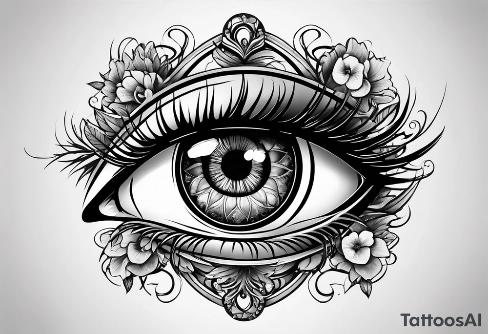 eyeball tattoo idea