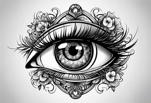 eyeball tattoo idea