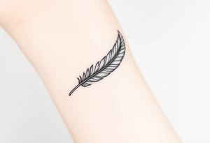 Poetry feather pen  and ink tattoo idea