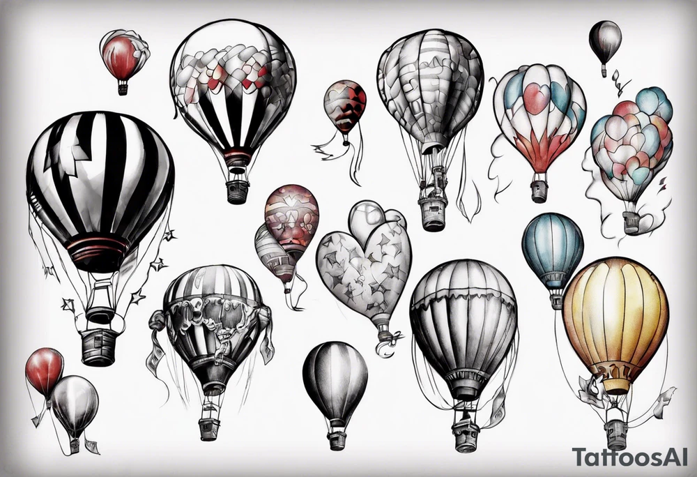 up! balloons tattoo idea