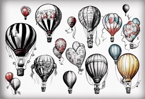 up! balloons tattoo idea