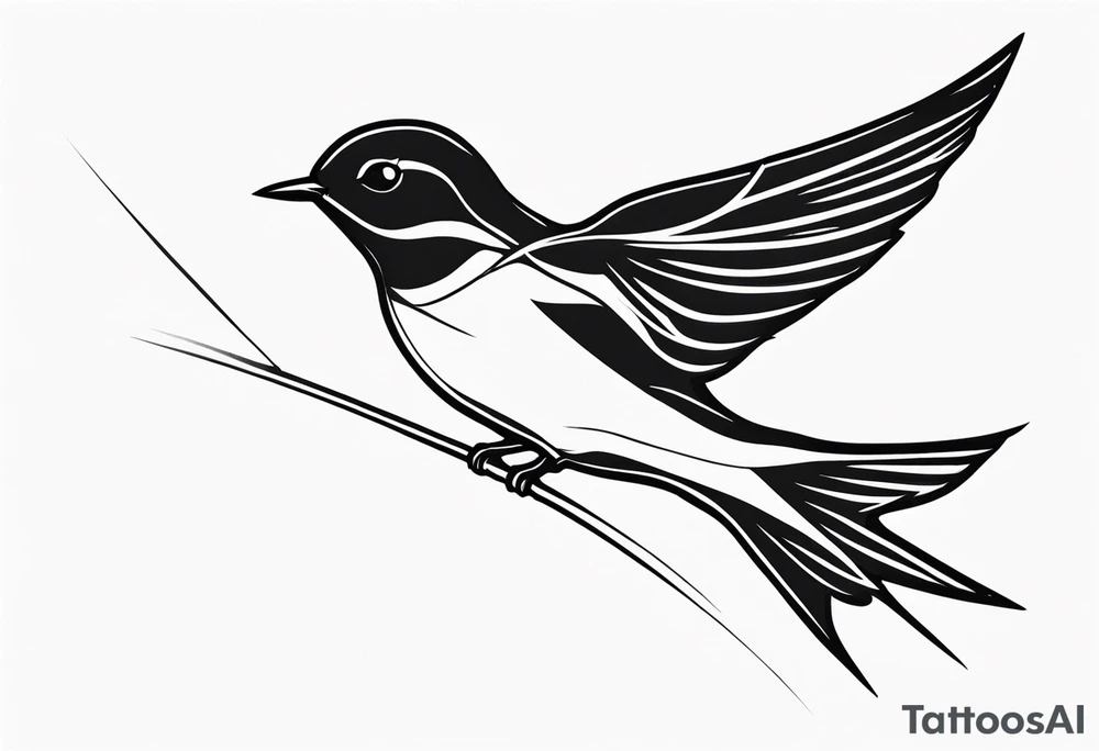 Swallow tattoo idea