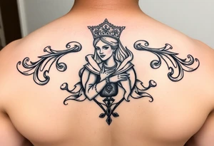 Queen of Hearts tattoo idea