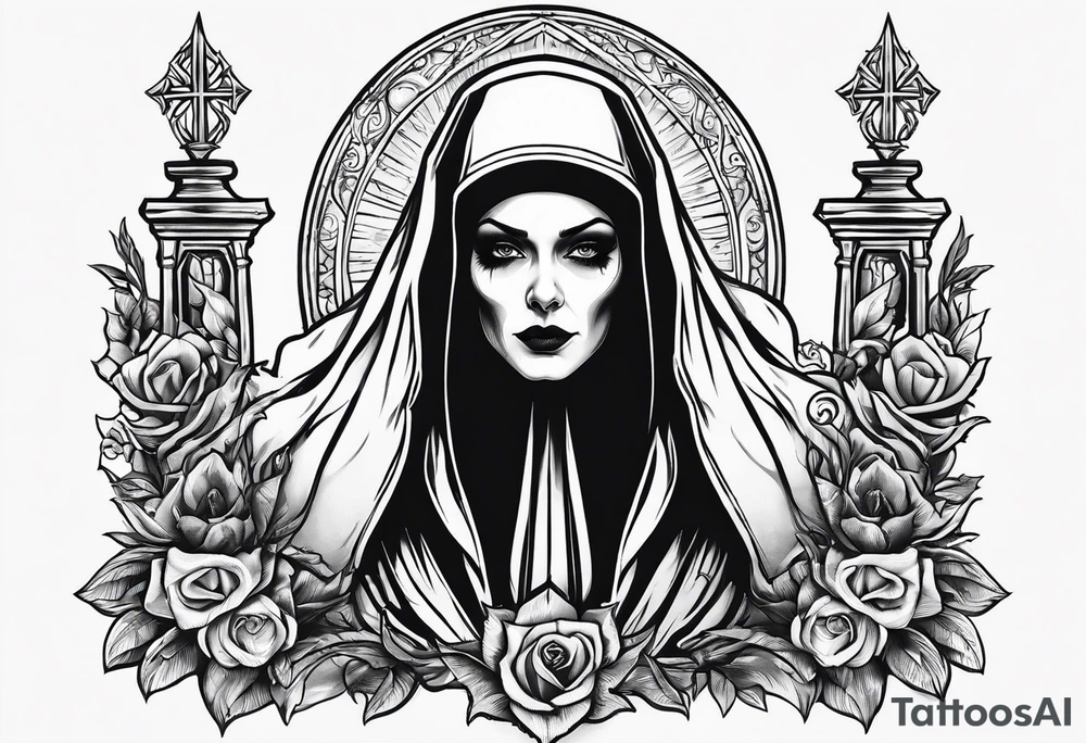 Evil nun. Death tattoo idea