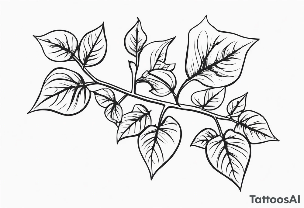 Vine Ivy tattoo idea