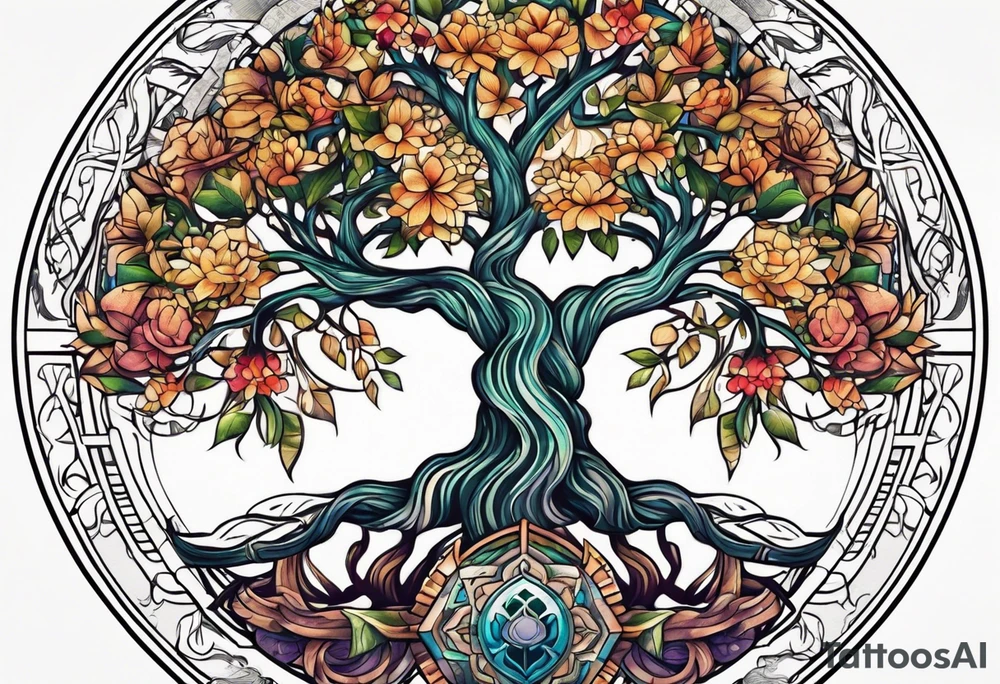 Tree of life tattoo idea