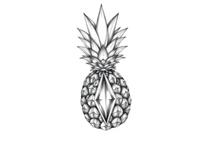 Pineapple,Pubic crown, diamond vagina and anus tattoo idea