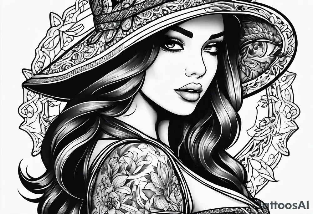 Bikini tattoo idea