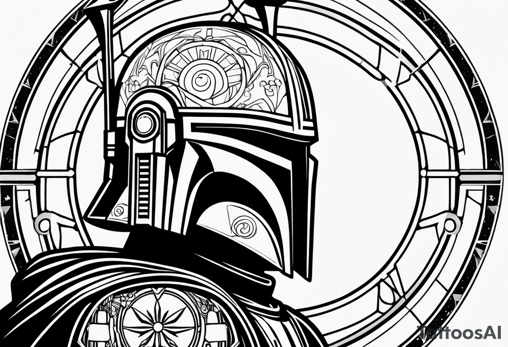 Star wars logos and symbols mandalorian tattoo idea