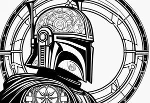 Star wars logos and symbols mandalorian tattoo idea