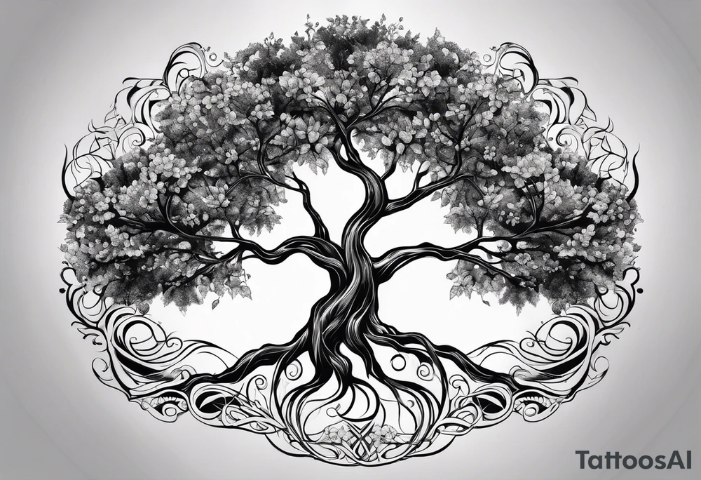 tree of life tattoo idea