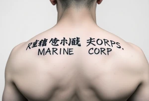 Republic of Korea
                Marine Corps
lettering to arm tattoo idea