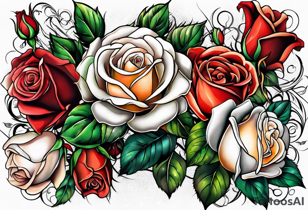 Roses tattoo idea