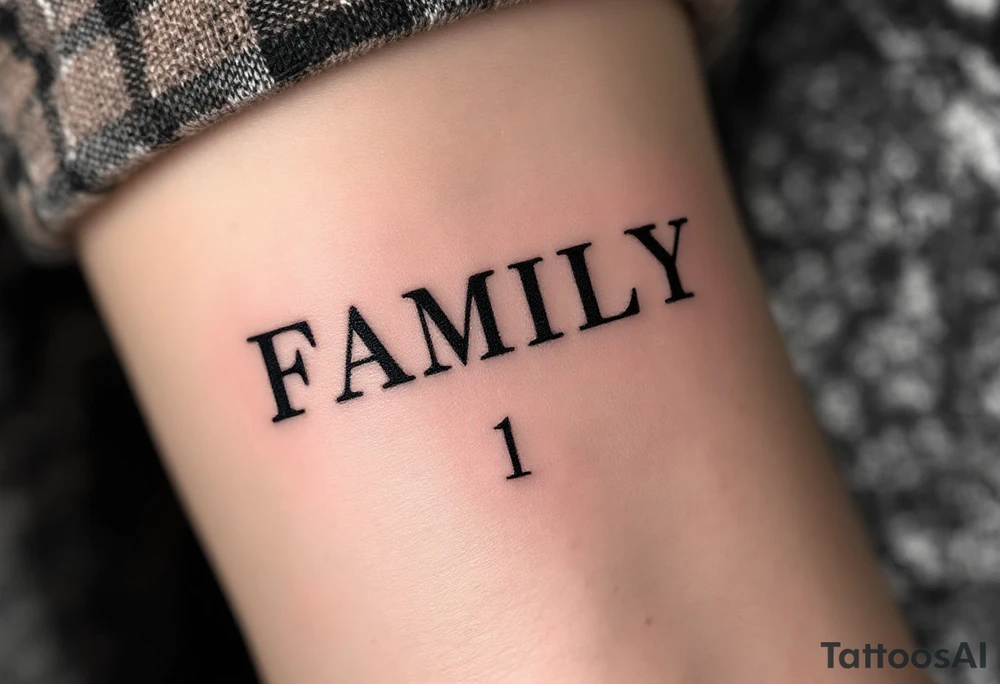 FAMILY tattoo idea