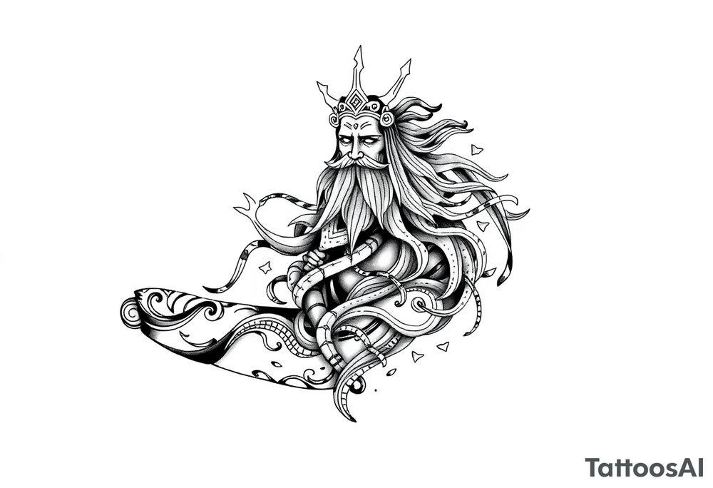 sea ​​gods tattoo idea