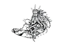 sea ​​gods tattoo idea