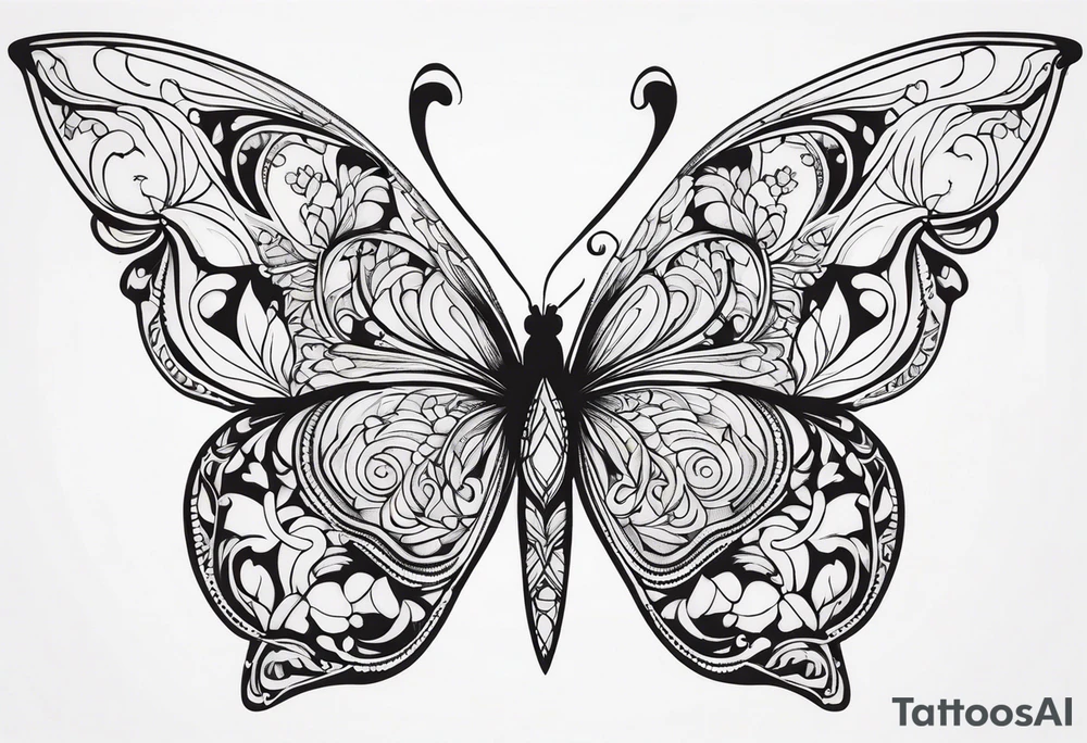 Butterfly tattoo idea