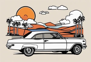 Create a tattoo design of a album cover wish you were here tattoo idea