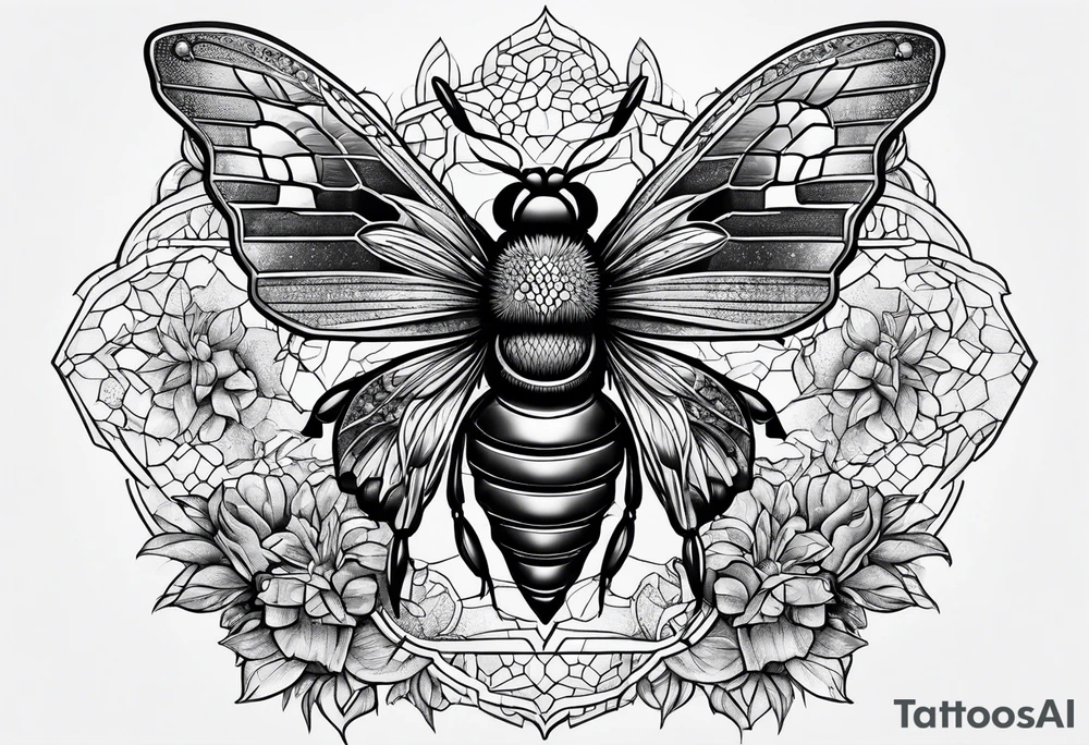 honeycomb tattoo idea