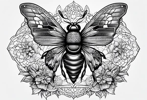 honeycomb tattoo idea