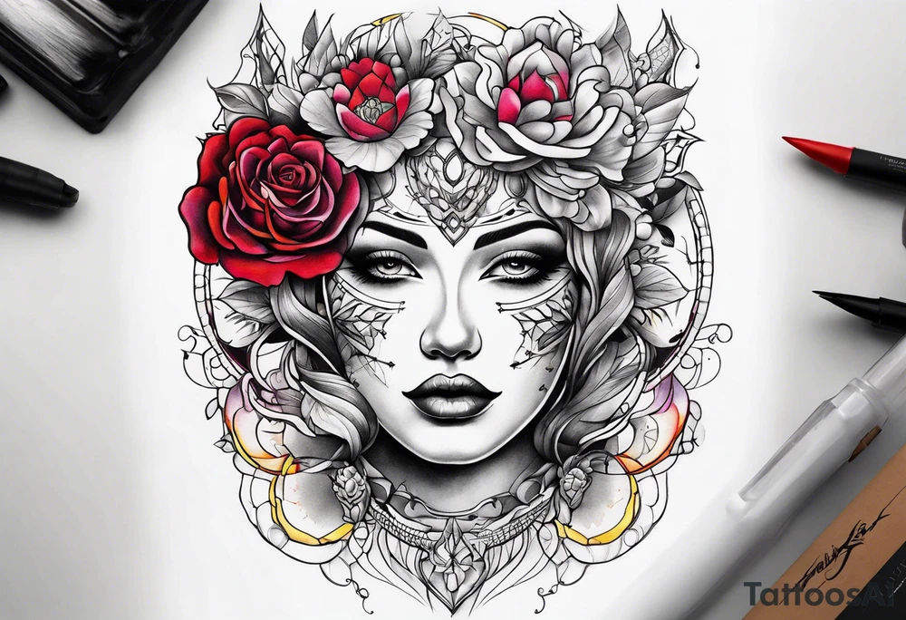 Body wound tattoo design tattoo idea