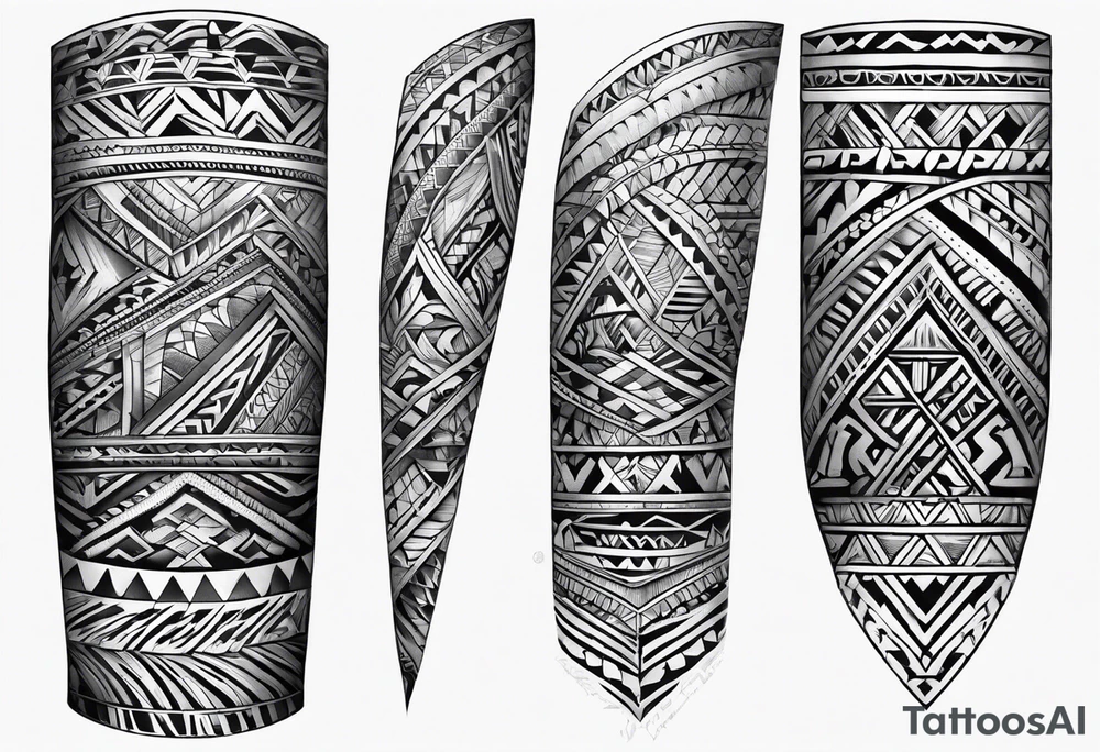 samoan tribal forearm tattoo, show on forearm tattoo idea