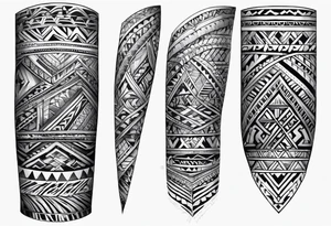 samoan tribal forearm tattoo, show on forearm tattoo idea