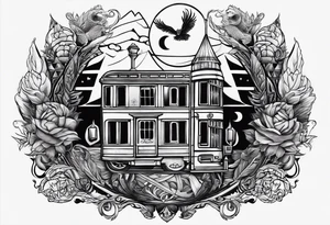 harry potter movies make it one item form all the moives tattoo idea